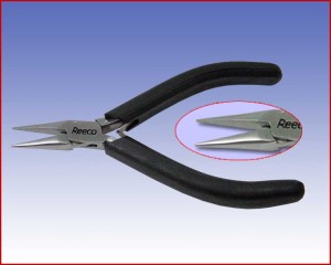 36140 Szczypce RE-5014, półokrągłe, gładkie