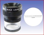 Lupa x7 stojąca z podziałką 0,1mm, model: M1207 skala 2  52169