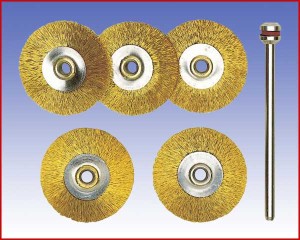 42437 Szczotki mosiężne: koła. Nr 28962