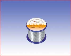 Spoiwo lutownicze S-Sn60Pb40 (LC60) Ø0,7 z topnikiem  22029