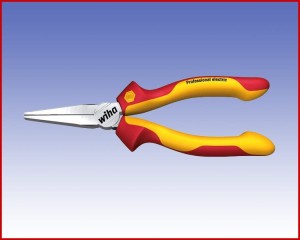 Szczypce płaskie Wiha Professional electric 160 z ząbkami  36224