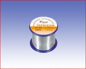 22051 S-Sn97Ag3 (Sn96,5Ag2,5) Ø1,00 z topnikiem, szpulka 0,25kg