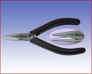 36141 Szczypce RE-5016, półokrągłe z ząbkami
