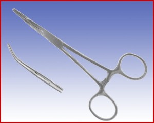 36427 kleszczyk (zaciskacz) PEAN wygięty 145mm