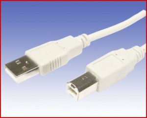 Przewód USB drukarkowy  męski/męski  (am/bm 2) 3m  43961