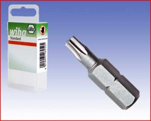 33070 Bity Wiha Standard, TORX®, forma C 6,3 - T25, T30, T40