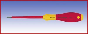 Wkrętak izolowany płaski Wiha SoftFinish electric, 320N, 4,0x100  32062