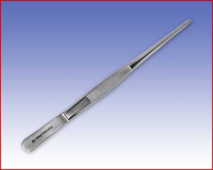 Pinceta anatomiczna z ząbkami długość 200mm, medyczna nr. 1,  35001