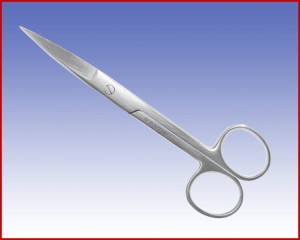 38186 Nożyczki medyczne ostre 180mm