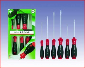 32141 Zestaw wkrętaków płaskich/ krzyżowych PH, SoftFinish, 6-cz 302HK6SO