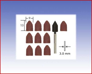 42445 Polerskie kołpaki z korundu. Nr 28987