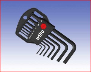 Zestaw kluczy trzpieniowych sześciokątnych Wiha w uchwycie 7-cz. 350 H7 Rozmiar: 1,5 ÷ 6  34042