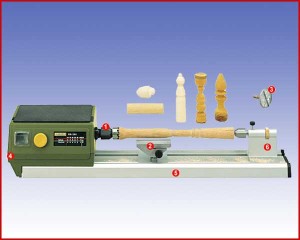 42539 MICRO tokarka do drewna DB 250