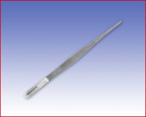 Pinceta anatomiczna z ząbkami długość 160mm, medyczna nr 25,  35018