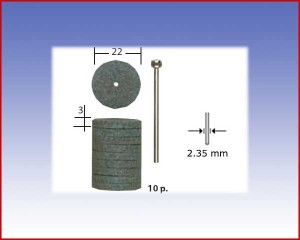 42443 Wysokiej jakości tarcze szlifierskie z karborundu. Nr 28304