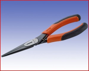 36160 Szczypce półokrągłe Bahco 2430G-140, półokrągłe z ząbkami